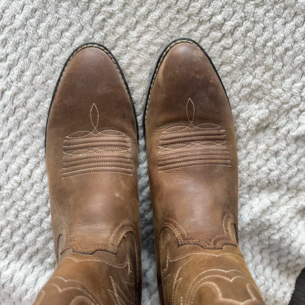 Ariat Tan Leather Western Boots
